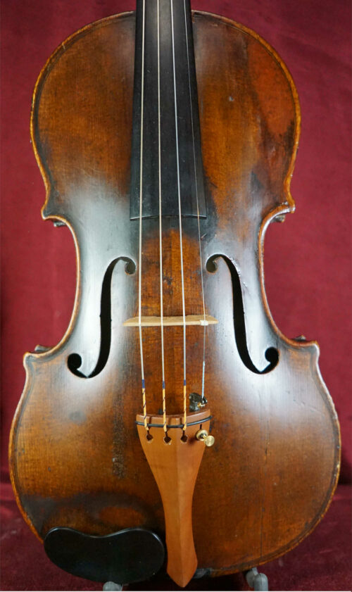 violon Marque au fer au talon issoire